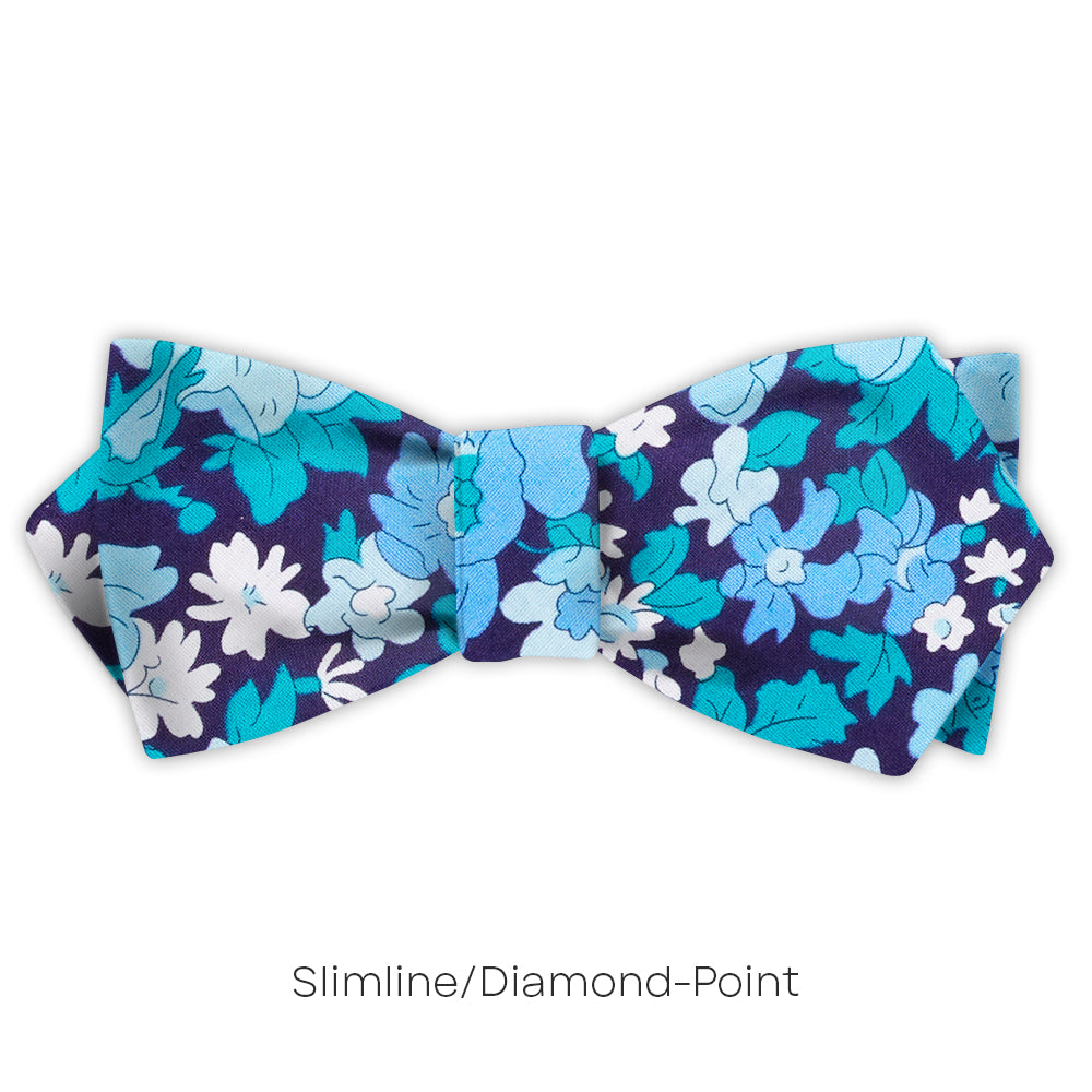 Blue Delphi - bow ties