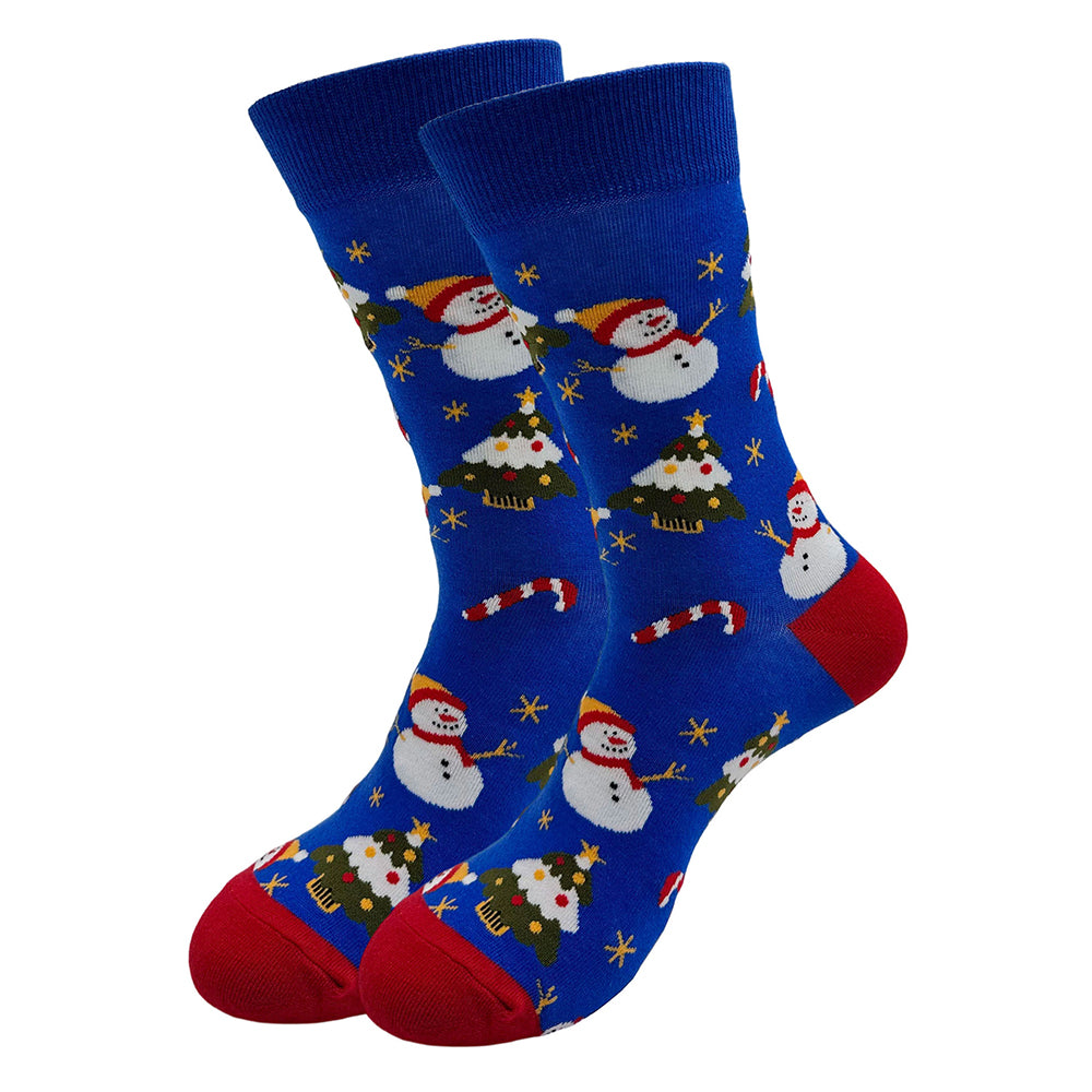 Blue Christmas Men's Socks