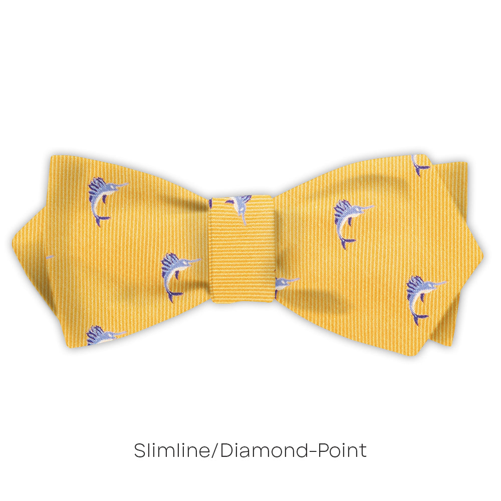 Blue Marlin Gold - bow ties