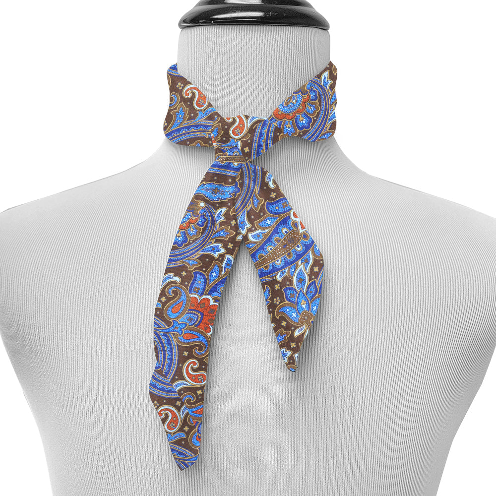 Barshaw Brown Silk Neckerchief