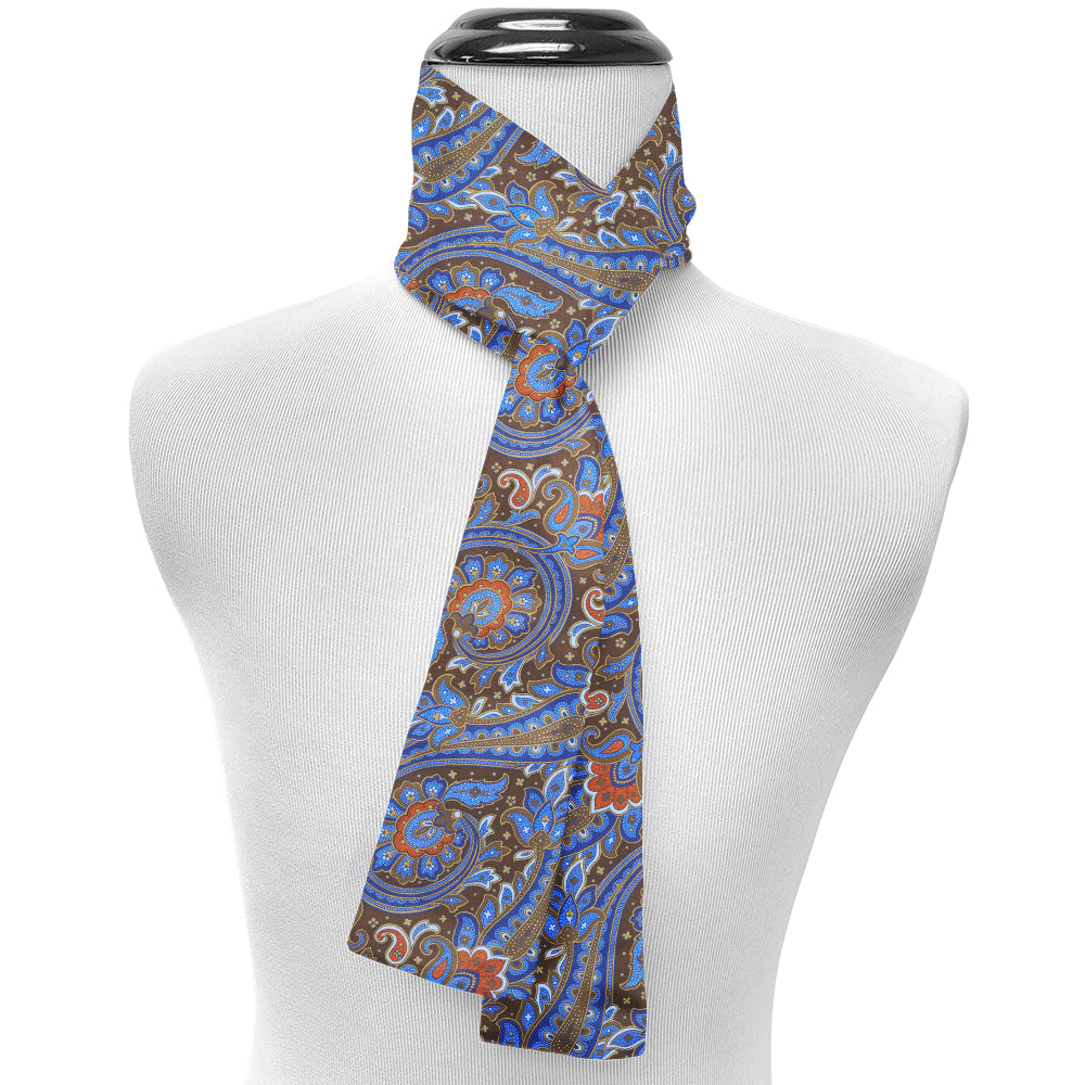 Barshaw Brown Silk Scarf