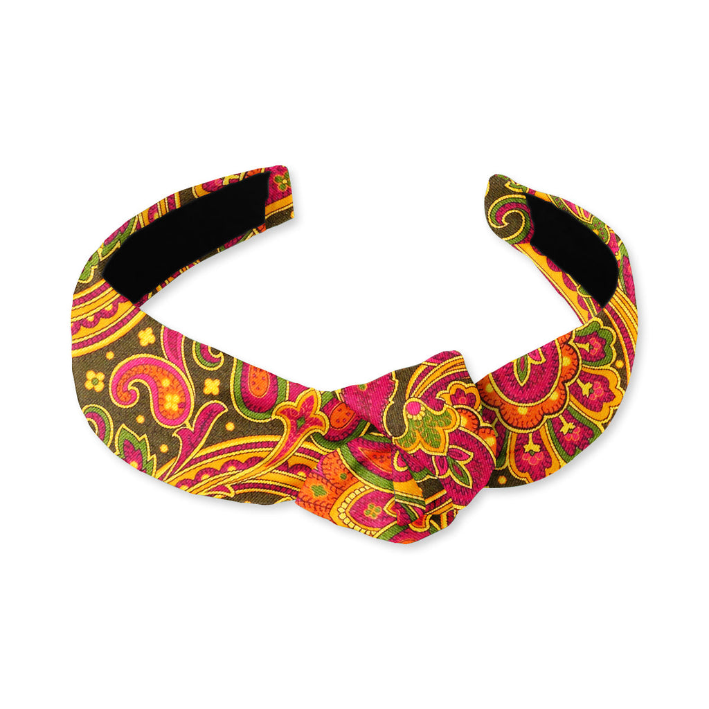 Barshaw Green Knotted Headband