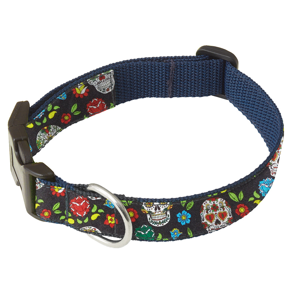 Calaveritas Dog Collar