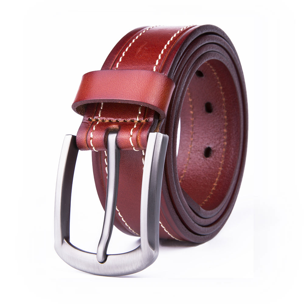 Contra Cognac Leather Belt