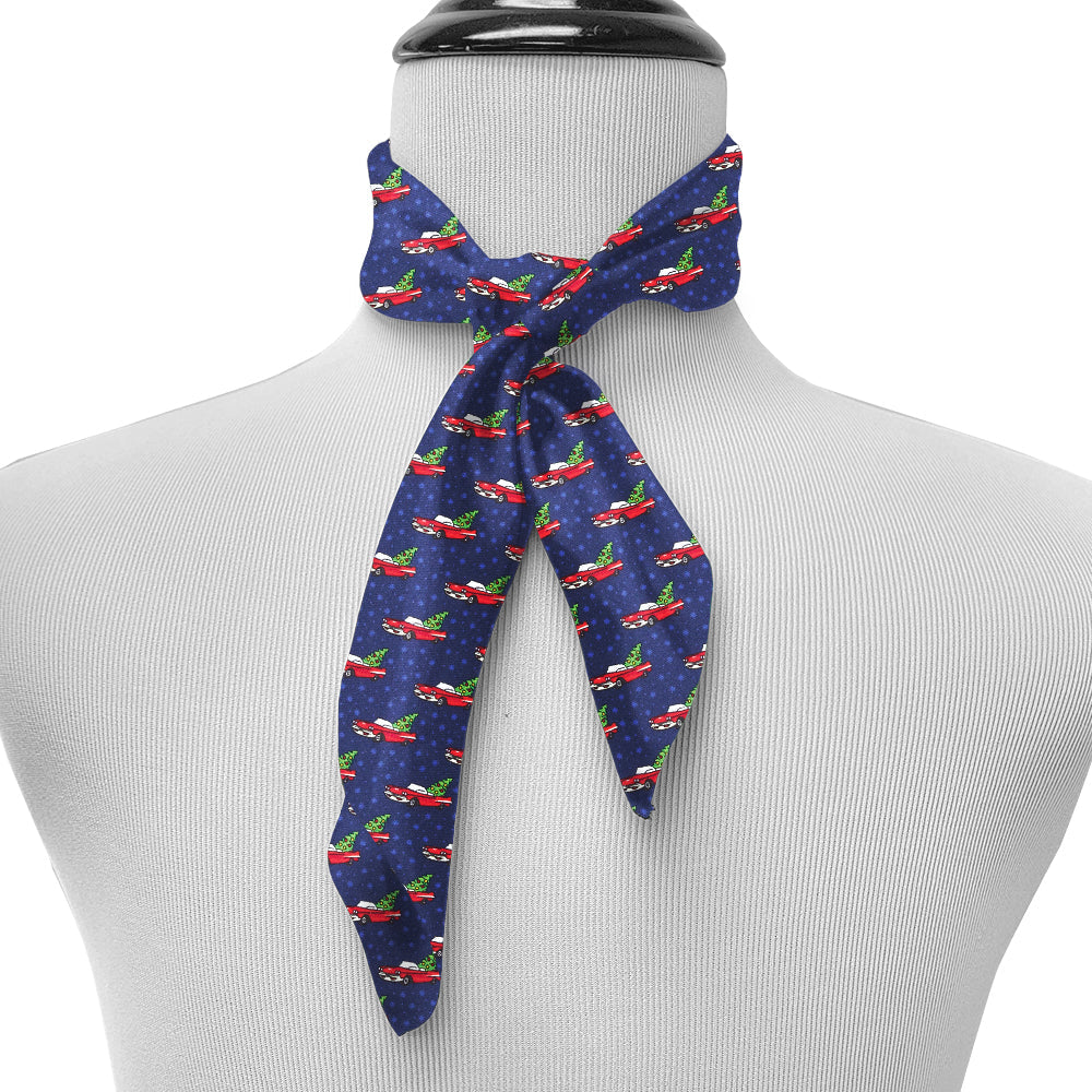 Christmas Drive Silk Neckerchief