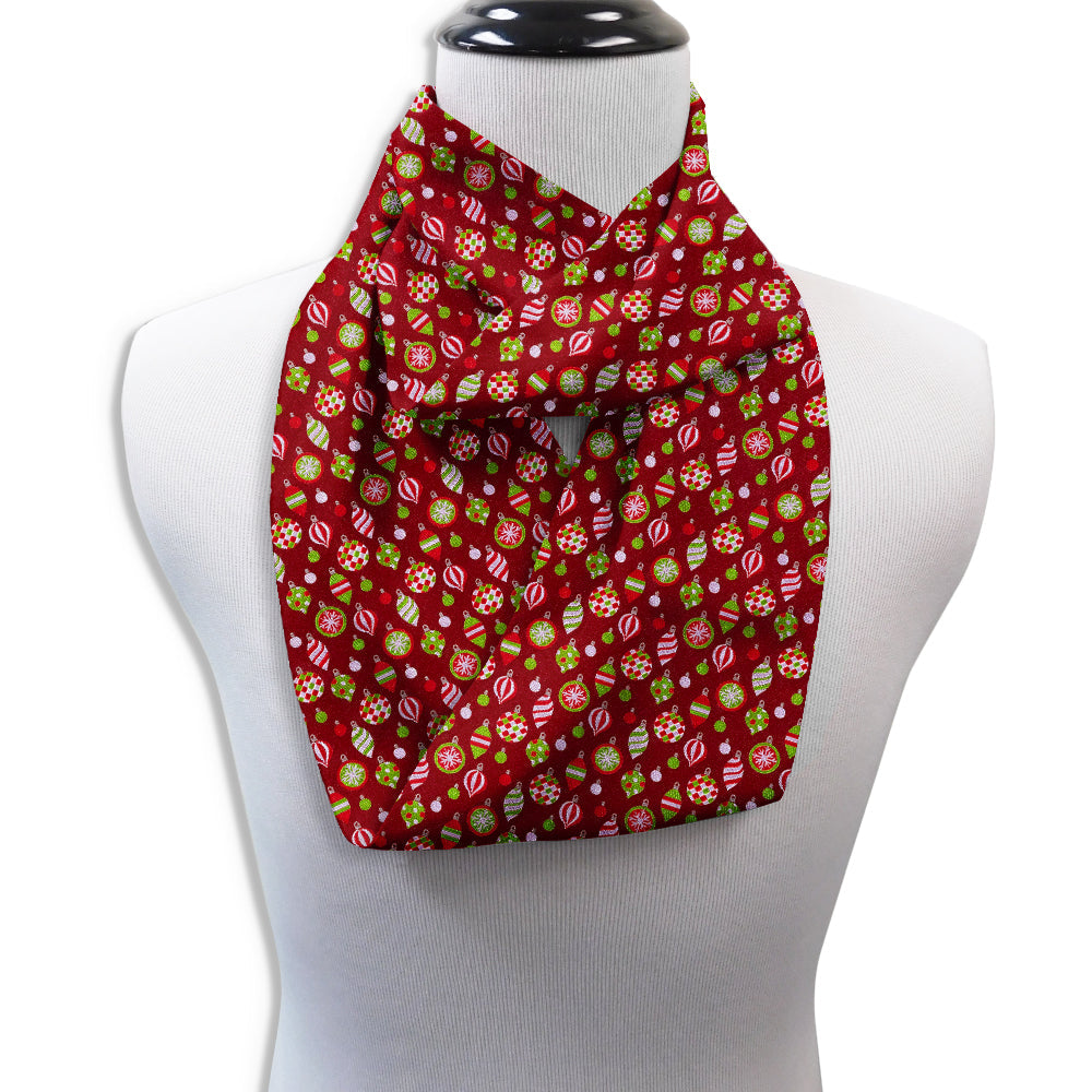 Christmas Baubles Infinity Scarves