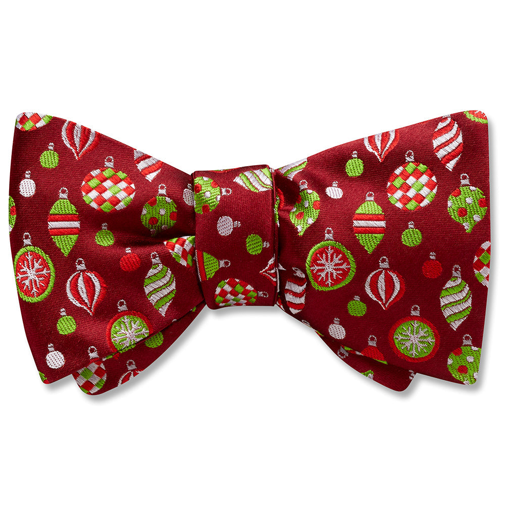 Christmas Baubles Dog Bow Ties