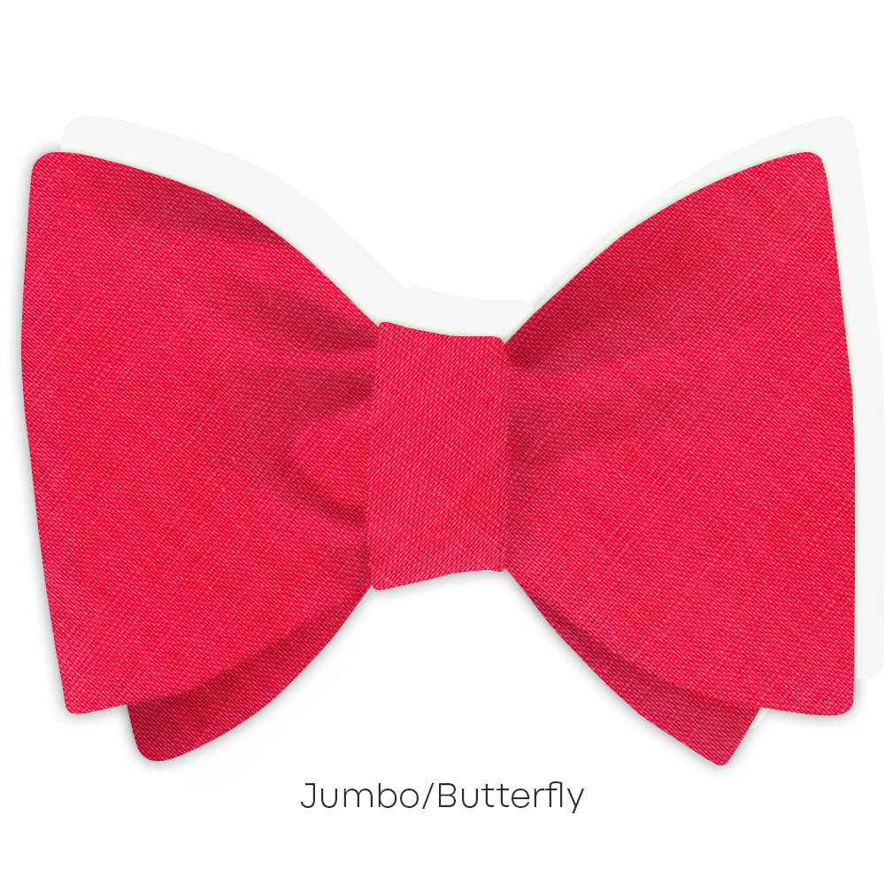 Solid Linen - Candy - bow ties