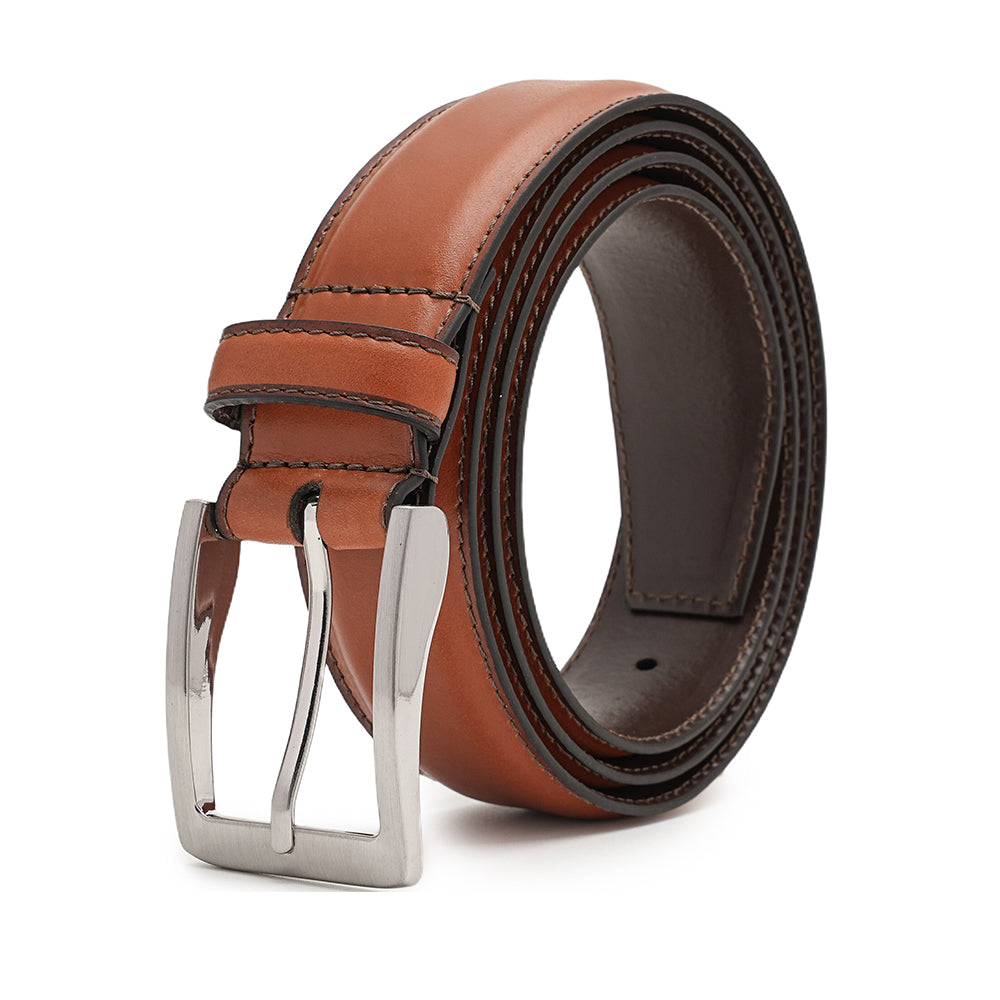 Classic Cognac Leather Belt