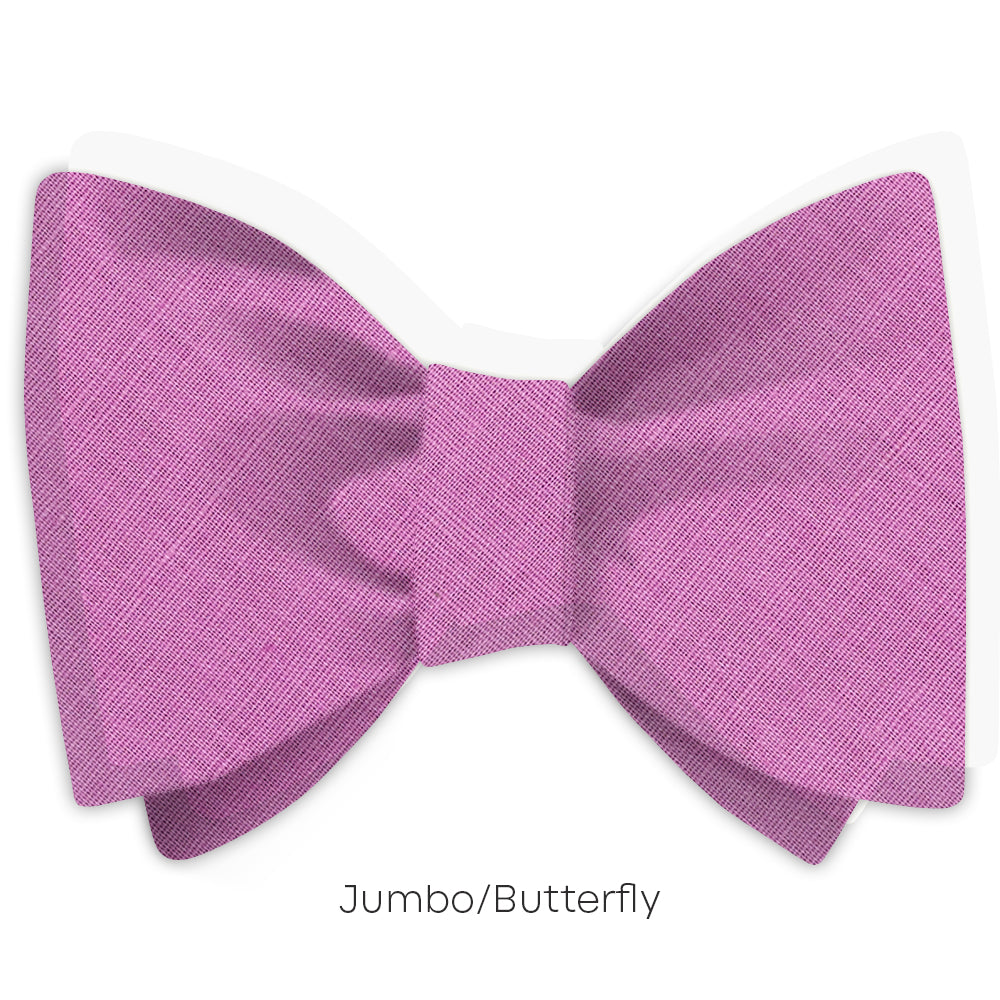 Solid Linen Lilac - bow ties