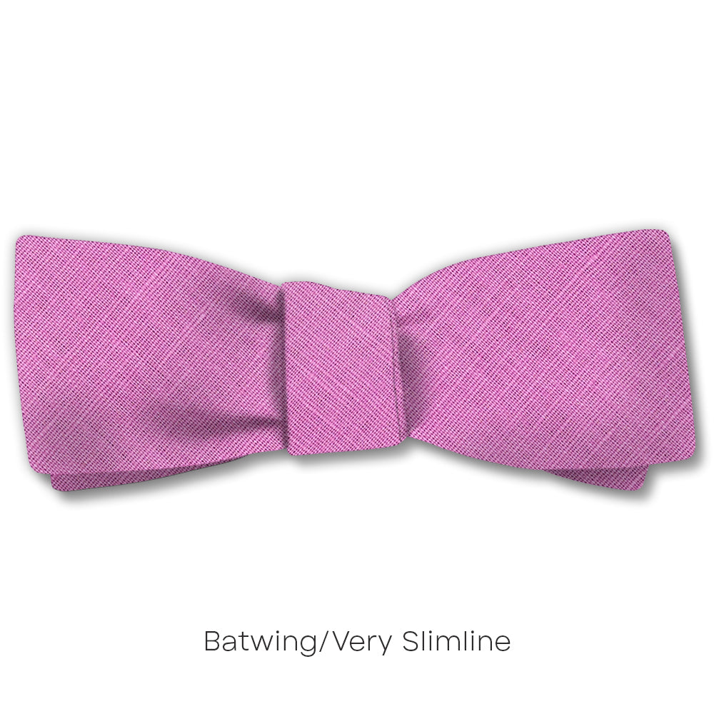 Solid Linen Lilac - bow ties
