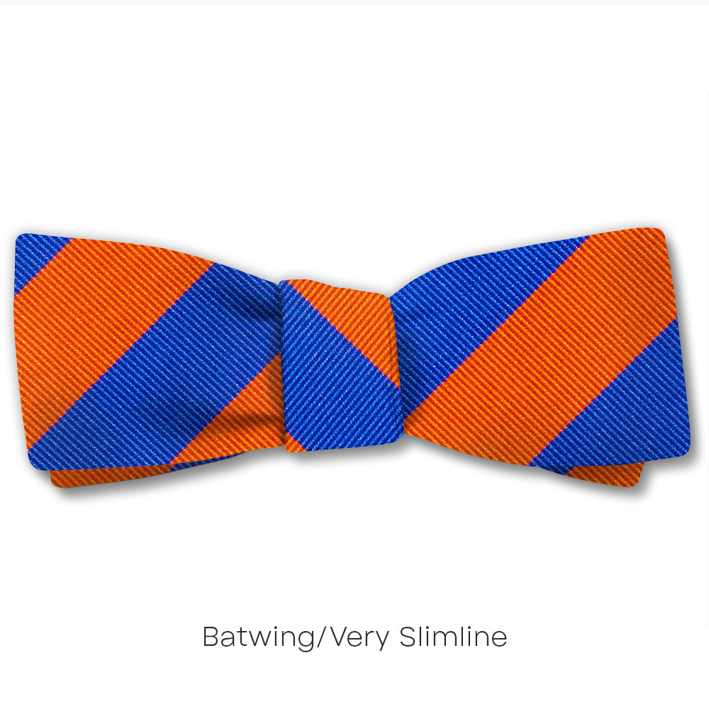 Collegiate Blue and Orange - bow ties