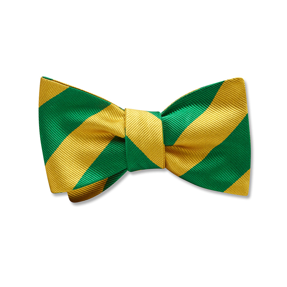 Collegiate Green and Gold Kids' Bow Ties
