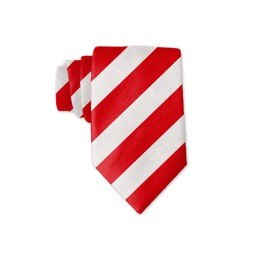 Collegiate Red and Silver Kids' Neckties