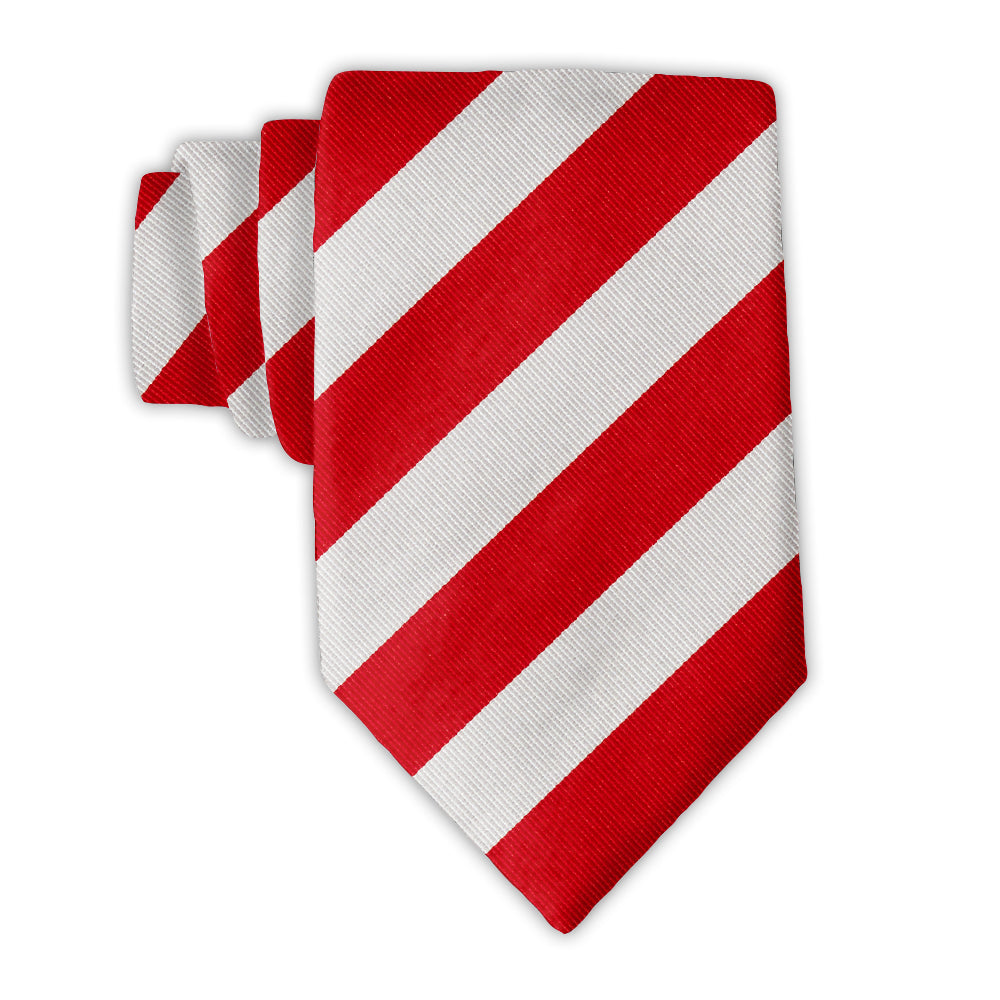Collegiate Red and Silver Neckties