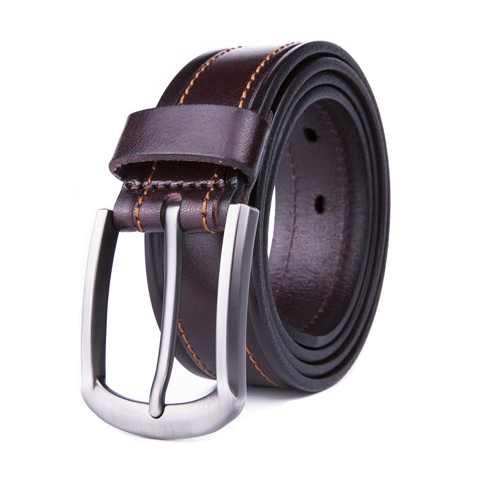Contra Brown Leather Belt
