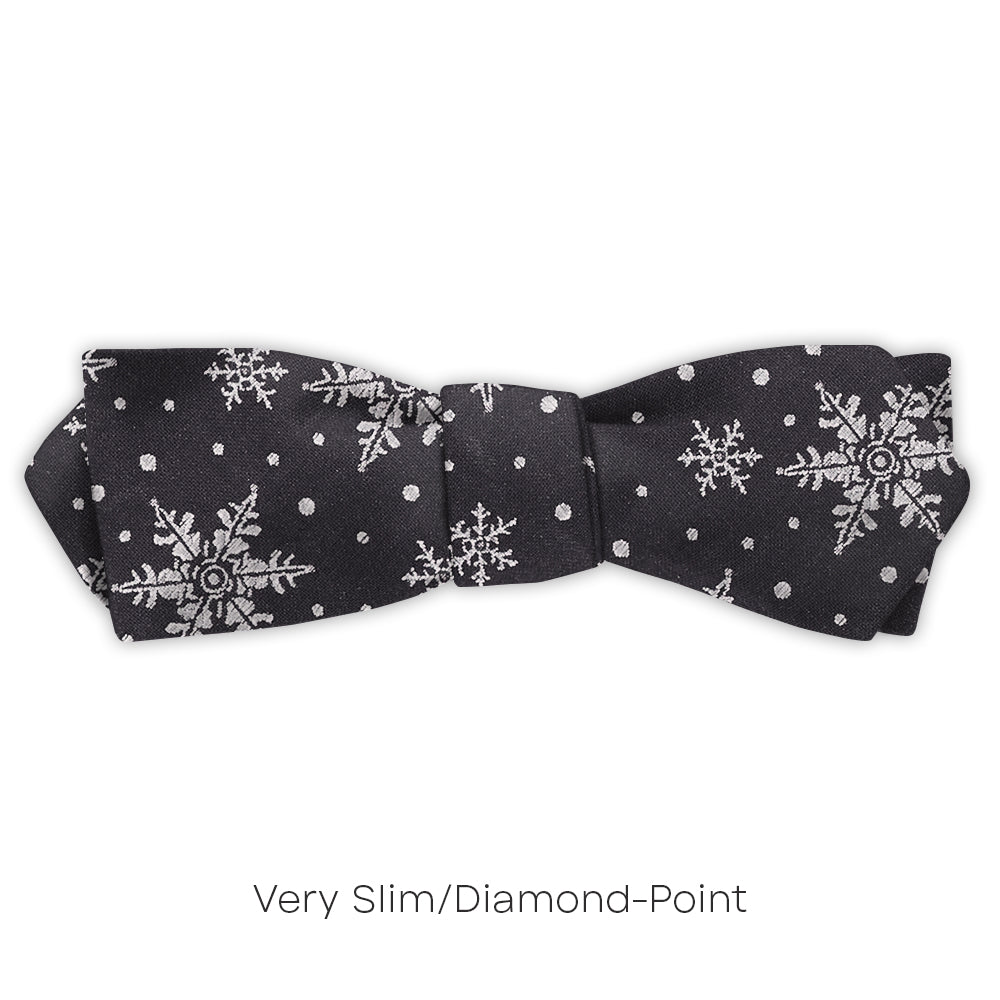 Crystalline Black - bow ties