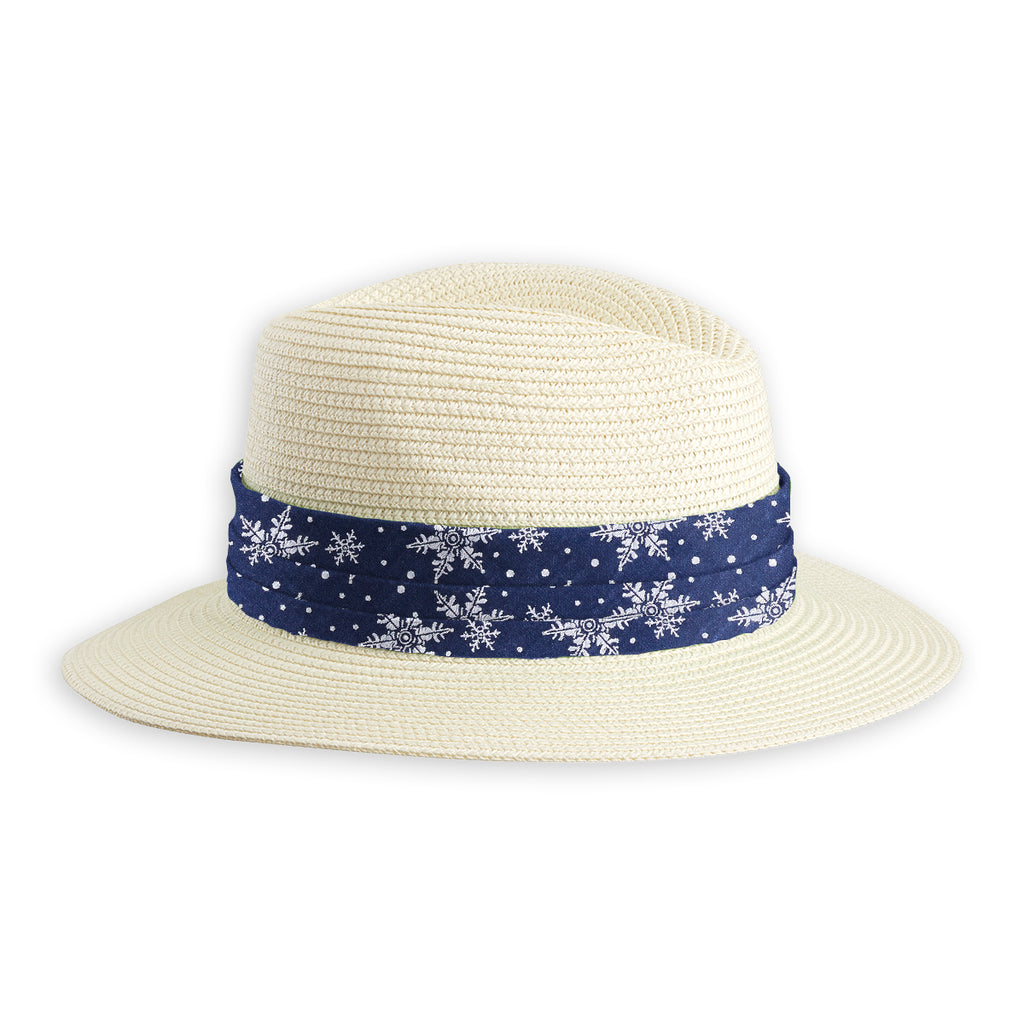 Crystalline Navy Hat Band