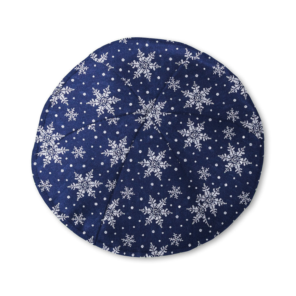 Crystalline Navy Kippah