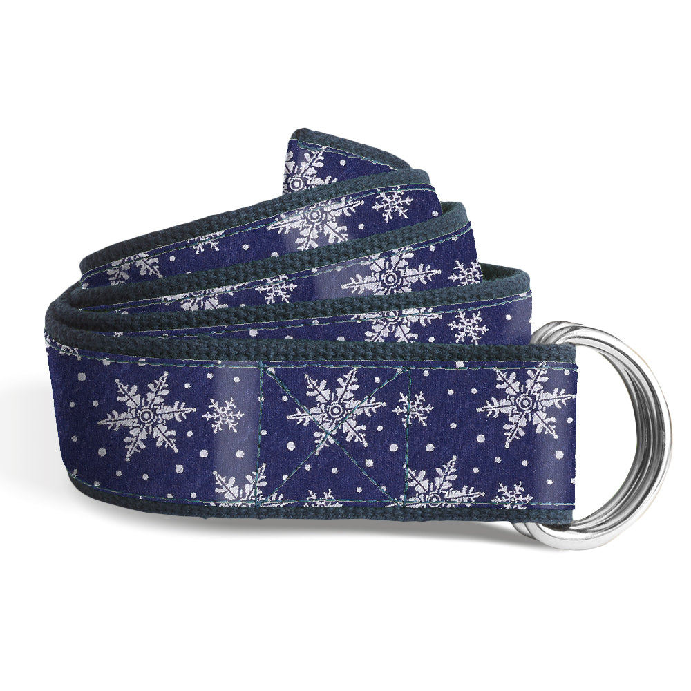 Crystalline Navy - D-Ring Belts