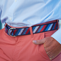 Vermont Flannel Liberty Street D-Ring Belts by Beau Ties of Vermont
