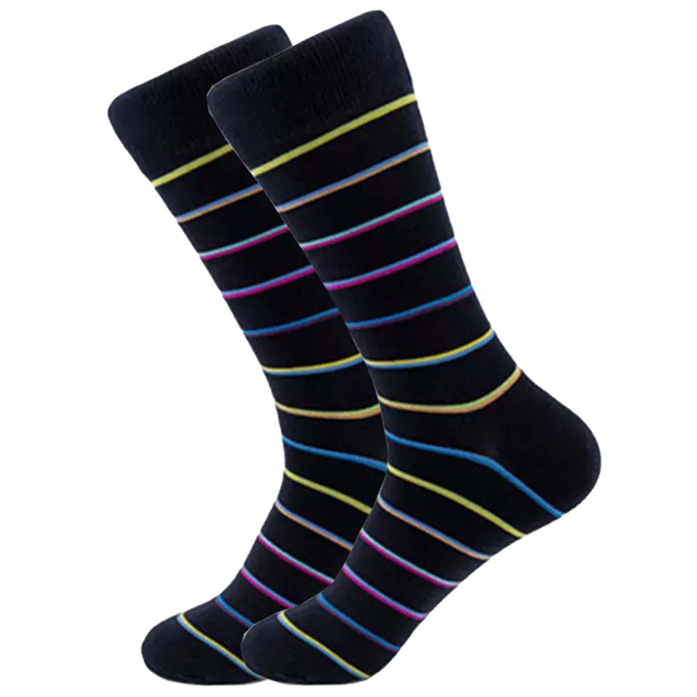 Dark Sky Stripes Men's Socks