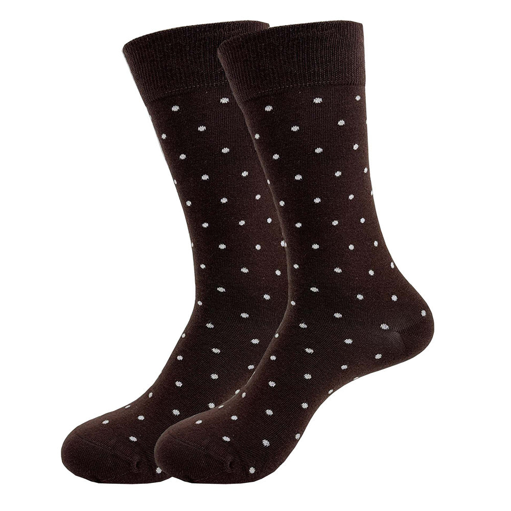 Espresso Polka Men's Socks