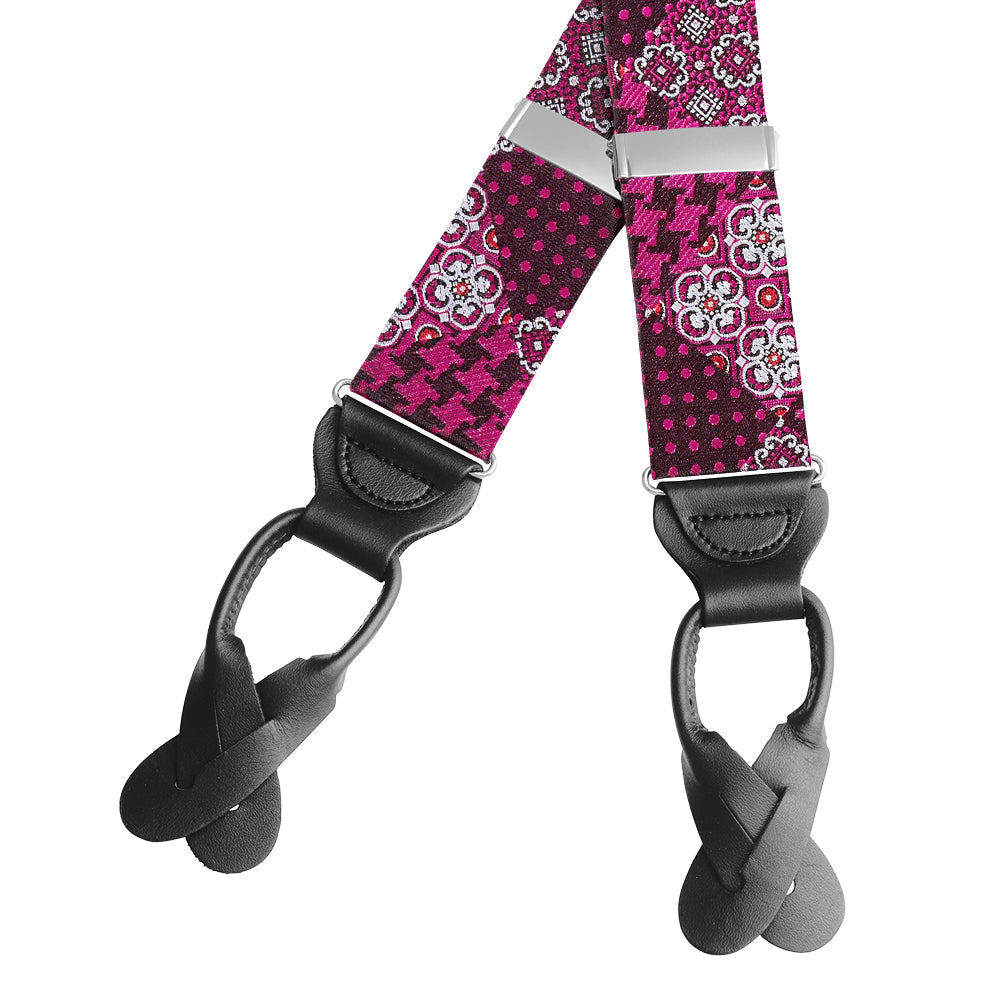 Ellis Square Pink - Braces/Suspenders