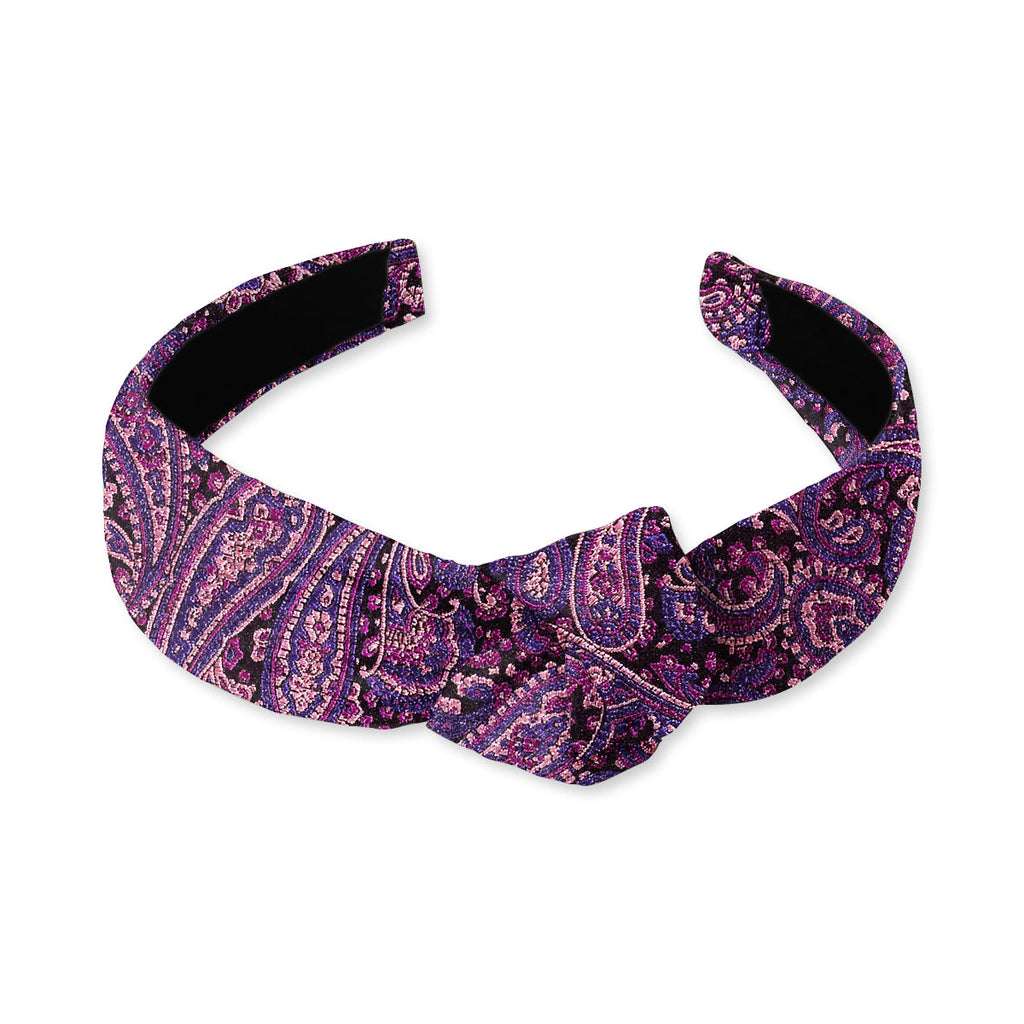 Fjord Purple Knotted Headband