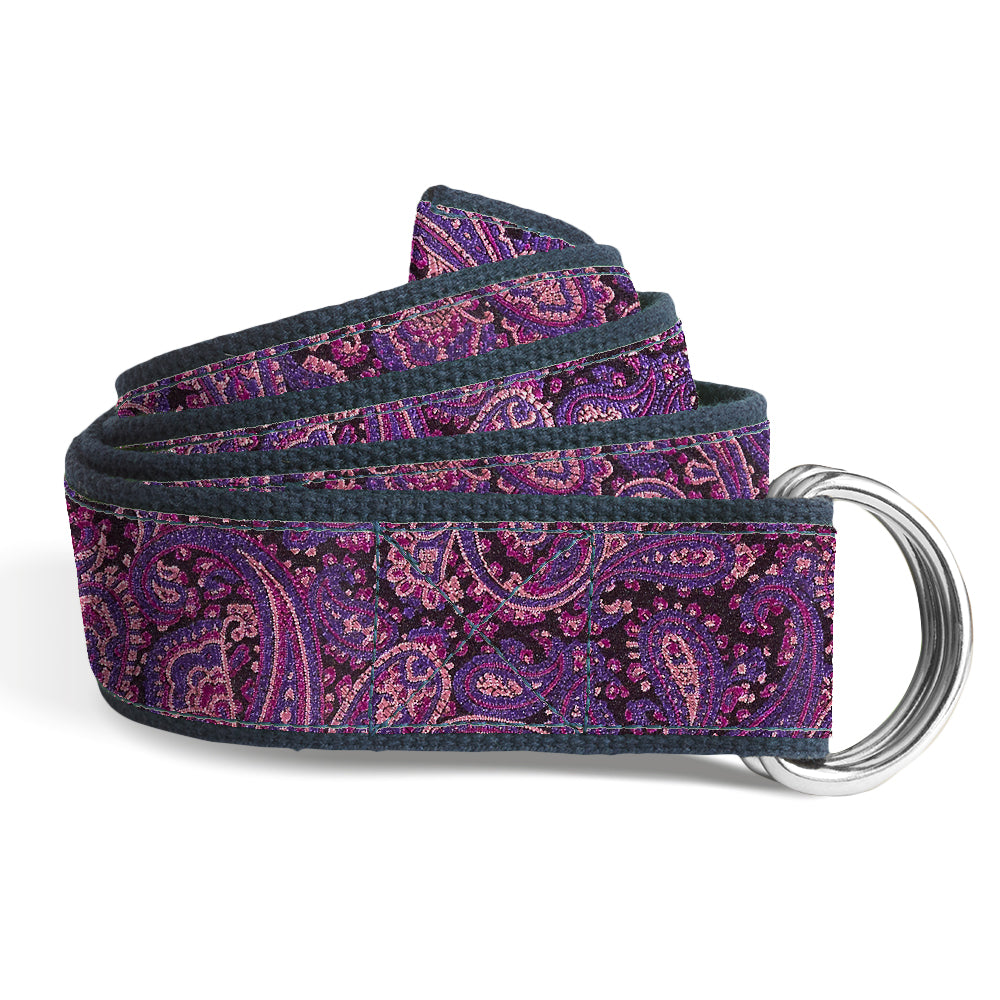 Fjord Purple D-Ring Belts