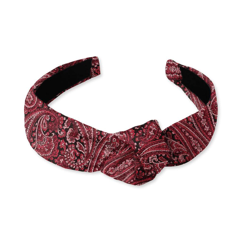 Fjord Burgundy Knotted Headband