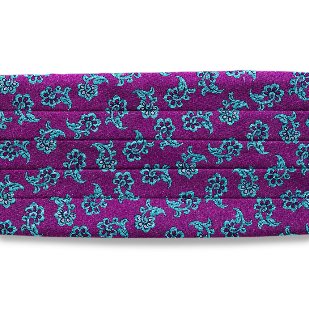 Florista Purple Cummerbunds