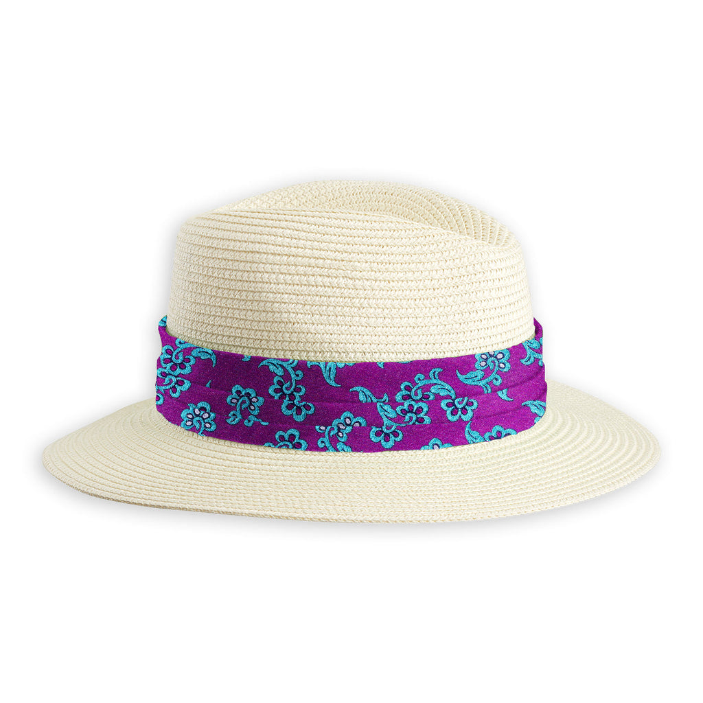 Florista Purple Hat Band