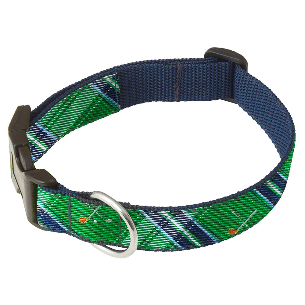 Golfer's Holiday Dog Collar