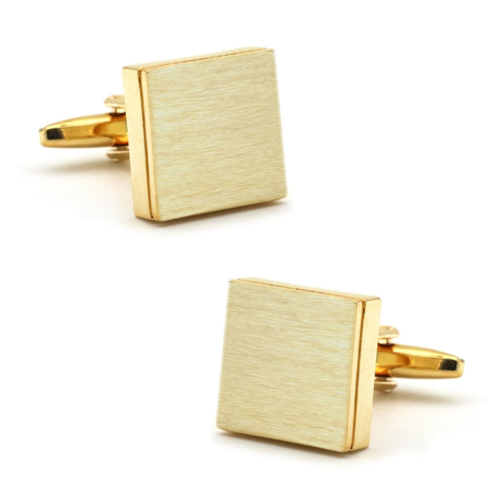 Golden Square Cufflinks