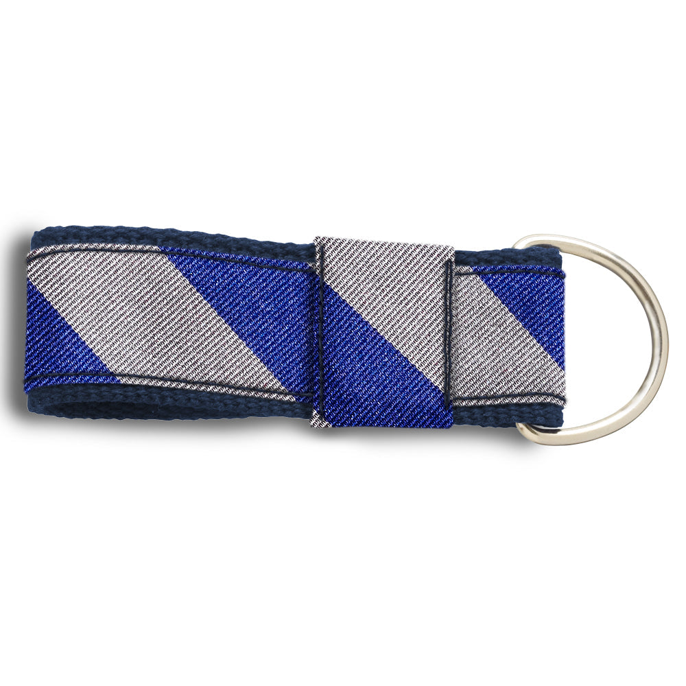 Collegiate Grey and Blue Key Fobs
