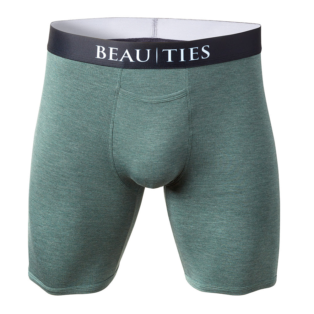 Green Bamboo Viscose Boxer Briefs