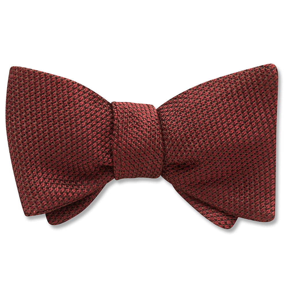 Grenadine Mahogany - bow ties