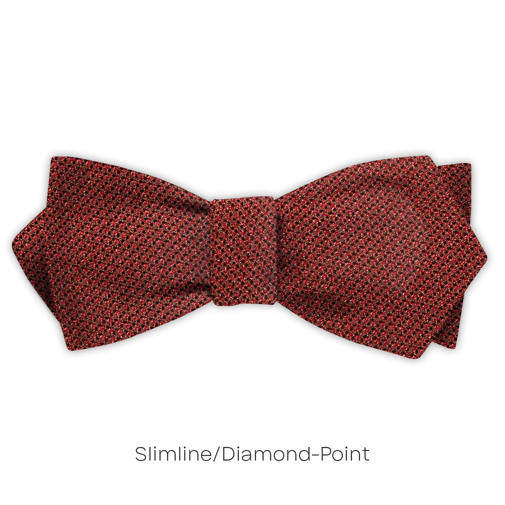 Grenadine Mahogany - bow ties