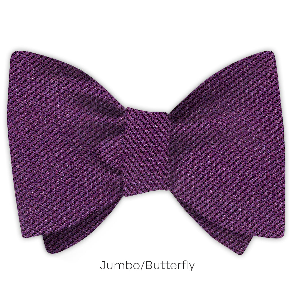 Grenadine Eggplant - bow ties