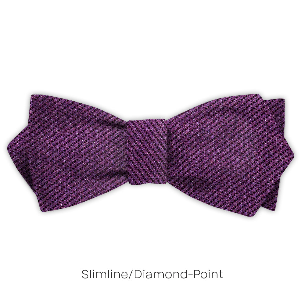 Grenadine Eggplant - bow ties