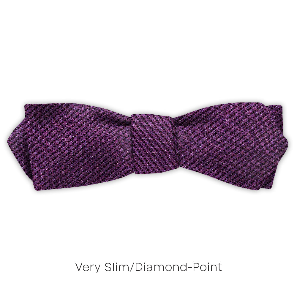 Grenadine Eggplant - bow ties