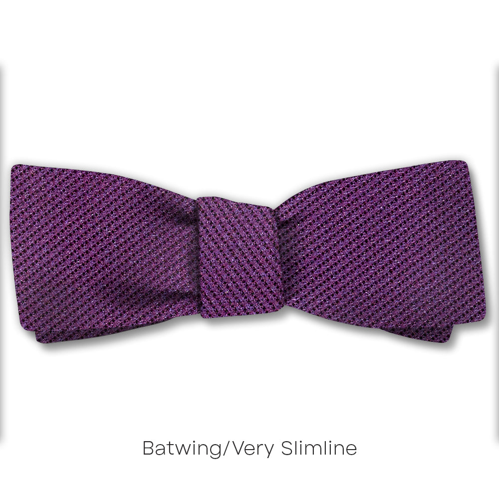 Grenadine Eggplant - bow ties