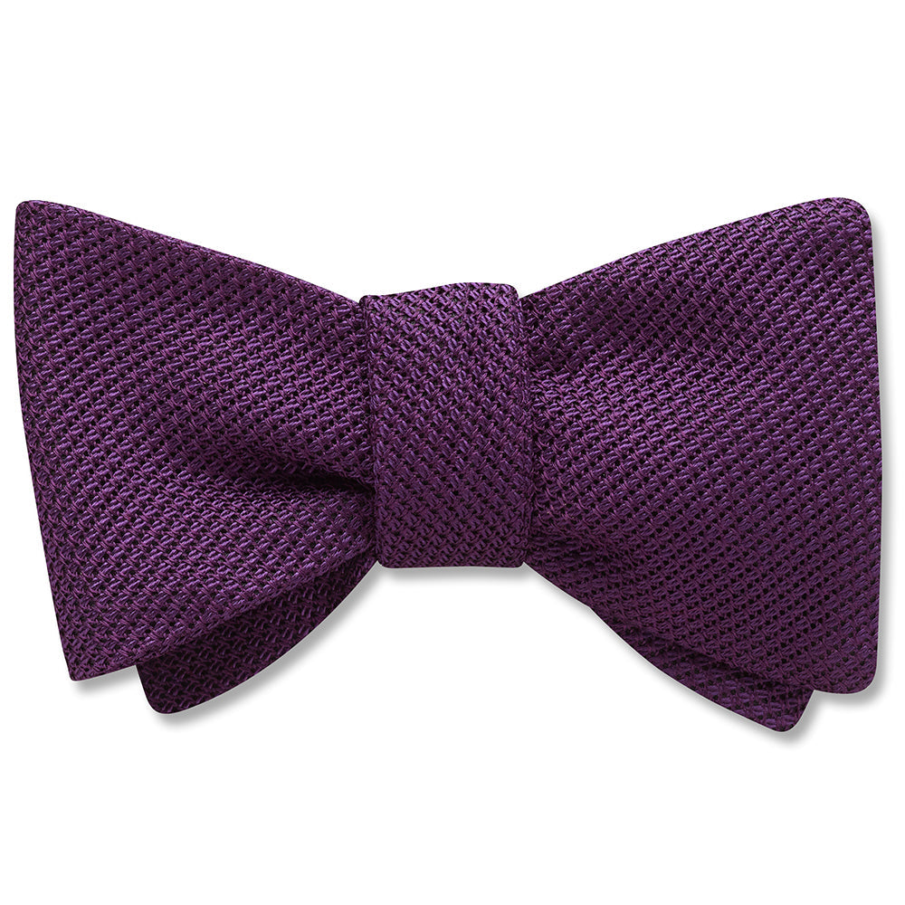 Grenadine Eggplant bow ties