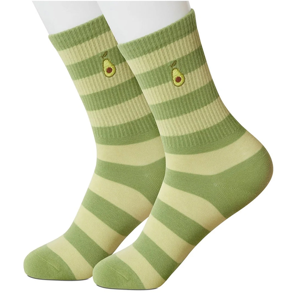 Guacamole Stripe Women's Socks