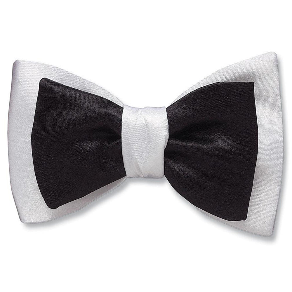 Harlequin Black - Reversible bow ties
