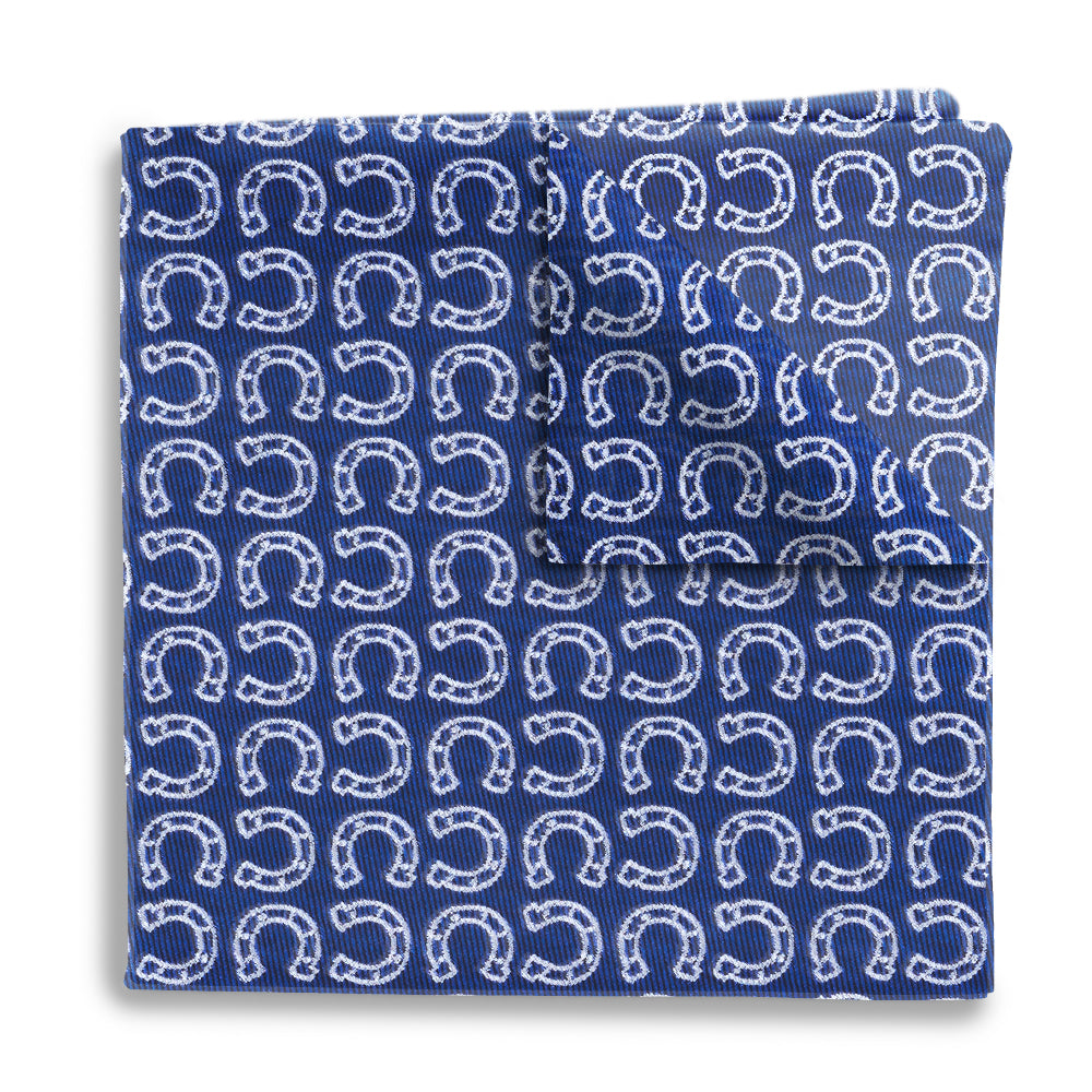 Homestretch Blue Pocket Squares