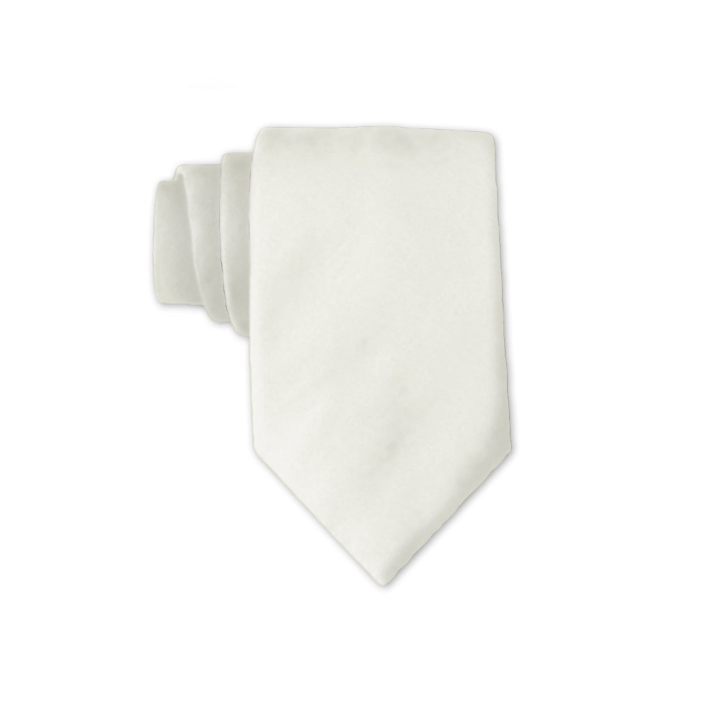 Ivory Charmeuse Kids' Neckties
