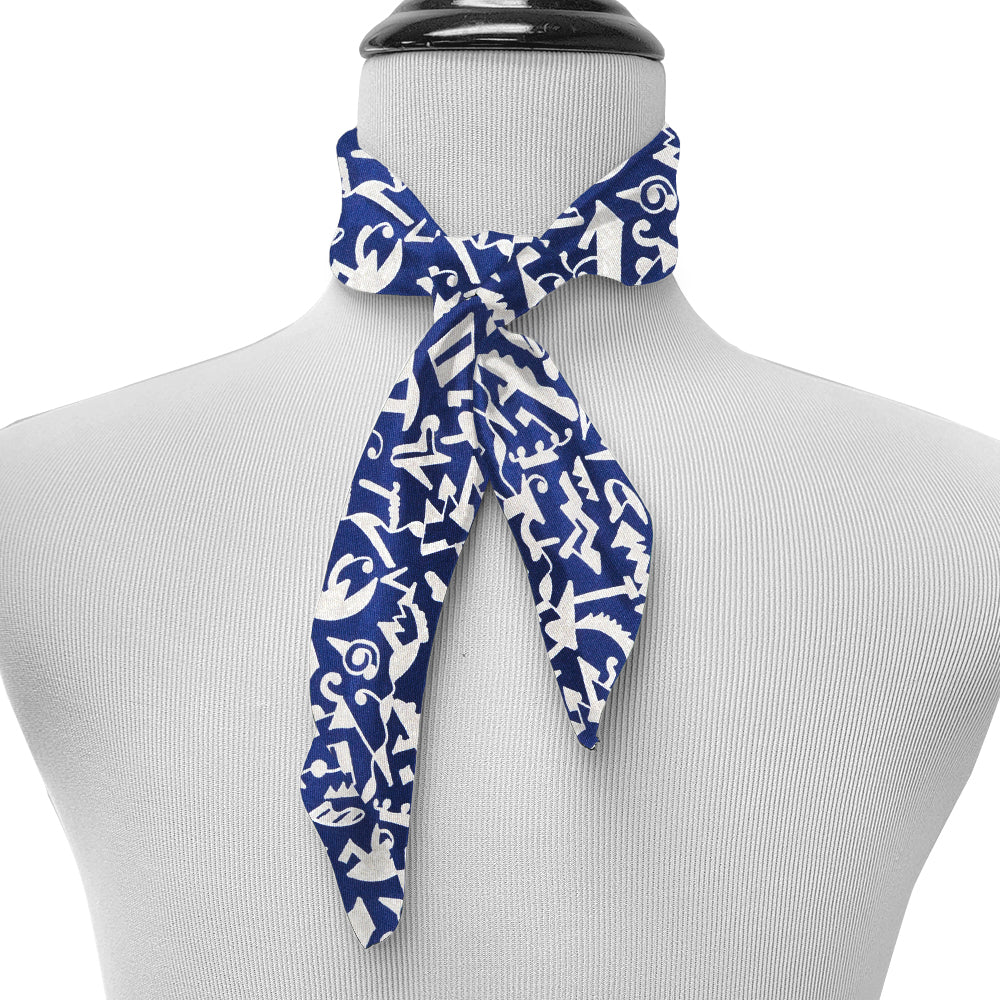 Jumbled Jazz Silk Neckerchief
