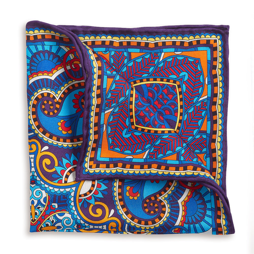 Lydian Silk Pocket Square